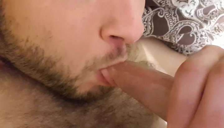 Small Cock Blowjob Cumshot - Taste Self Suck My Cum Sperm. Small Dick On The Bed. TNAFlix Porn Videos