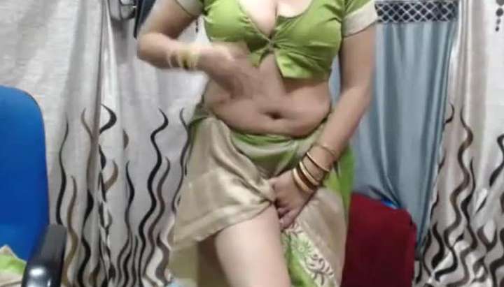Indian bhabhi stripping and fingering herself for her bf on video TNAFlix Porn Videos photo