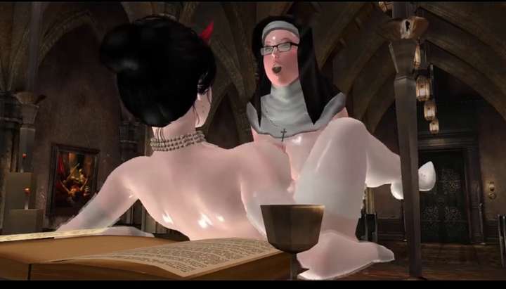 Nun and Demon fuck 3D Futanari TNAFlix Porn Videos