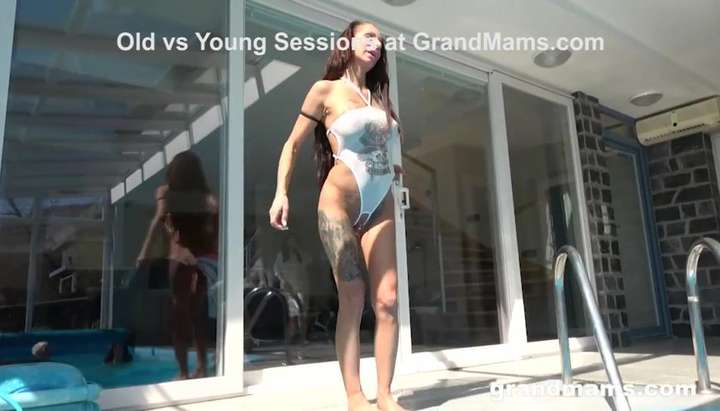 Granny Pool - Fucked Up Granny Pool Orgy TNAFlix Porn Videos