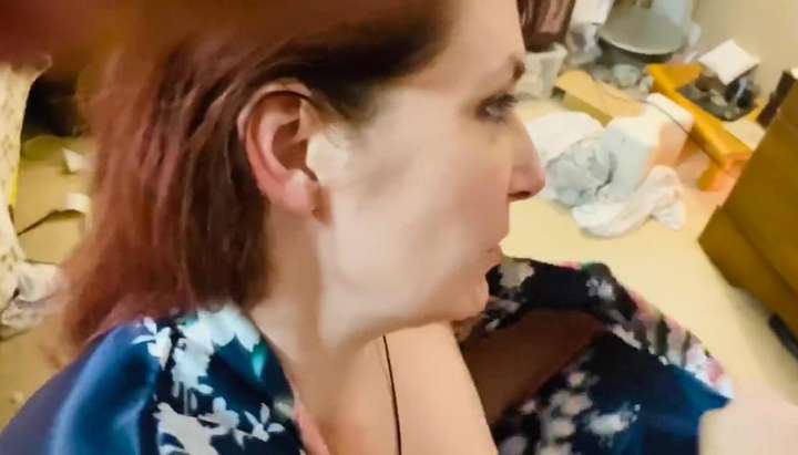720px x 411px - Homemade blowjob with messy facial and cum in her mouth TNAFlix Porn Videos