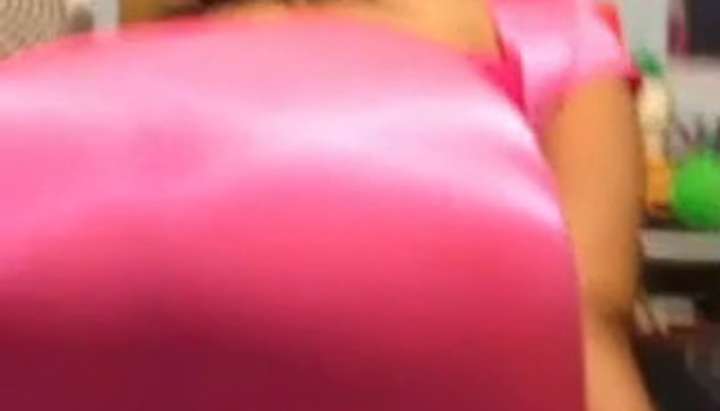 Pink Dress Anal - My girlfriend in satin shiny dress big ass - Tnaflix.com