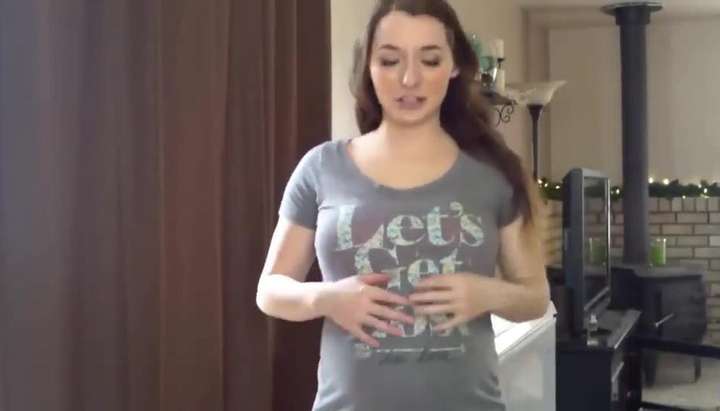 growing pregnant belly - Tnaflix.com