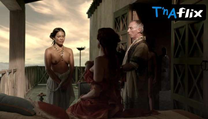 Lesley-Ann Brandt Breasts Scene in Spartacus - Tnaflix.com