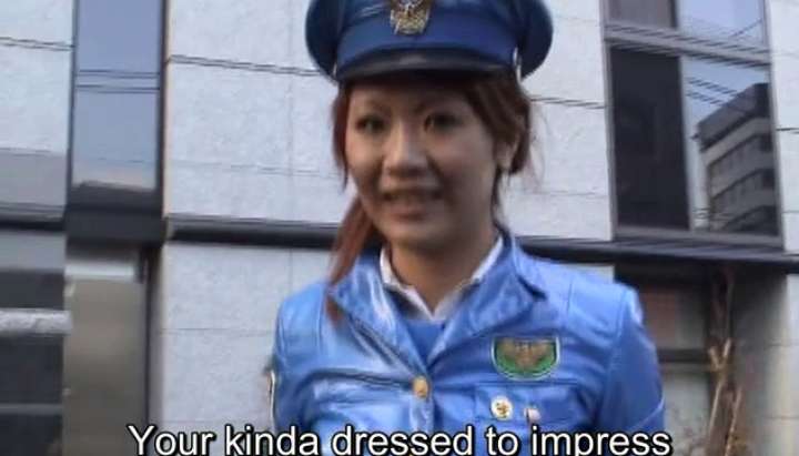 ZENRA | SUBTITLED JAPANESE AV - Subtitled Japanese public nudity miniskirt  police striptease TNAFlix Porn Videos