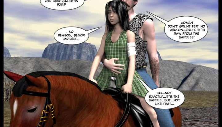 3d Cartoon Horse Ride Girl Fuck Sex - 3D Comic: Six Gun Sisters. Episode 5 TNAFlix Porn Videos