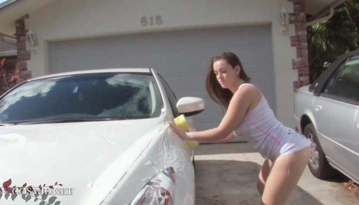 Sensi Pearl Car Wash Porn - Tiffany Car wash Booty outdoors in front of the house - Tnaflix.com, page=4