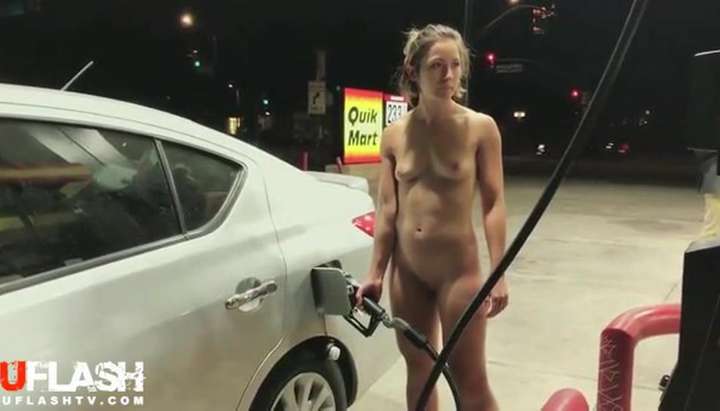 Dare Nude - Gas station nude dare Porn Video - Tnaflix.com