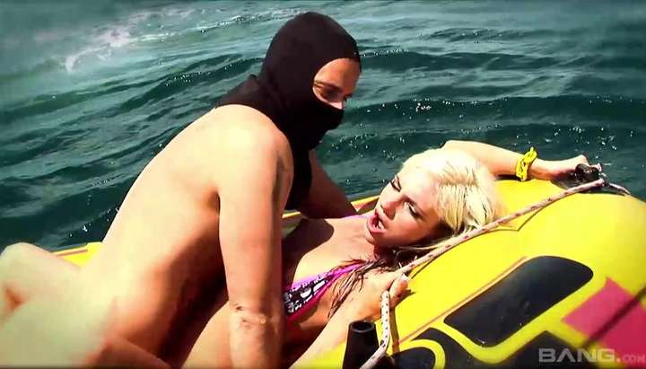 Raft - BANG.com - Blonde in raft sends pirate overboard with pleasure - Tnaflix.com