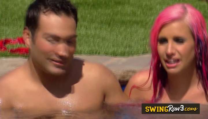 Couples are sharing their sex experience as swingers, naked in the pool TNAFlix Porn Videos picture