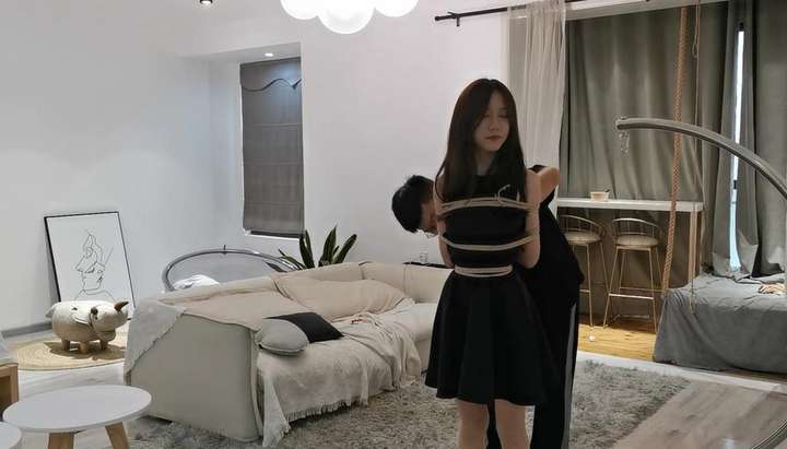 Chinese Black Porn - Chinese black dress teen hanging bondage - Tnaflix.com