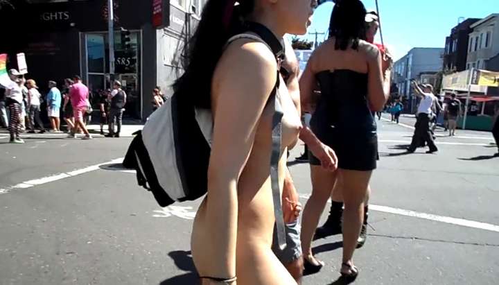 Nudist Asian Cam - Folsom Street Fair Cam 3: Stark Naked Asian Honey - Tnaflix.com