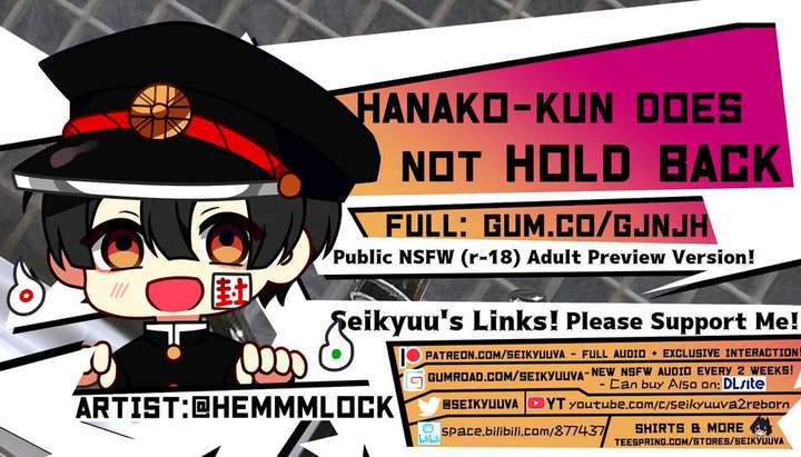 720px x 411px - Hanako-kun Does Not Hold Back! [NSFW ASMR] TNAFlix Porn Videos