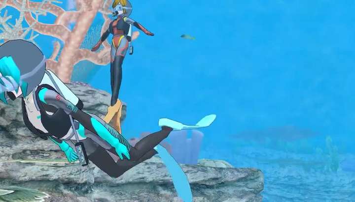 Hentai Wetsuit Fetish - Hatsune miku Scuba mmd - Tnaflix.com