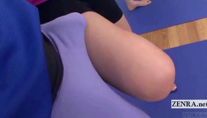 Hot Japanese Yoga Teacher Porn - Subtitled Japanese yoga stretching class crazy erection - Tnaflix.com