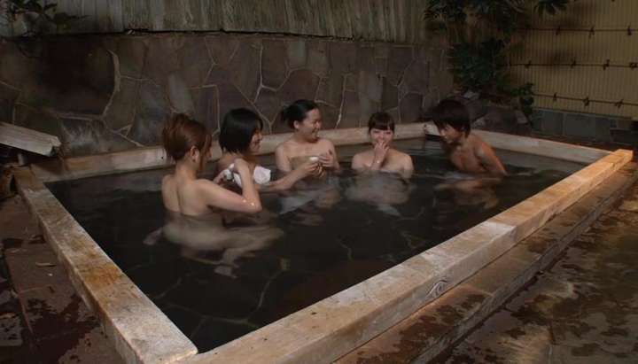 Japanese Onsen Nude - Naughty Behavior In Japanese Onsen Spa 3 - Tnaflix.com