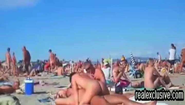 Public nude beach swinger sex in summer 2015 TNAFlix Porn Videos image image