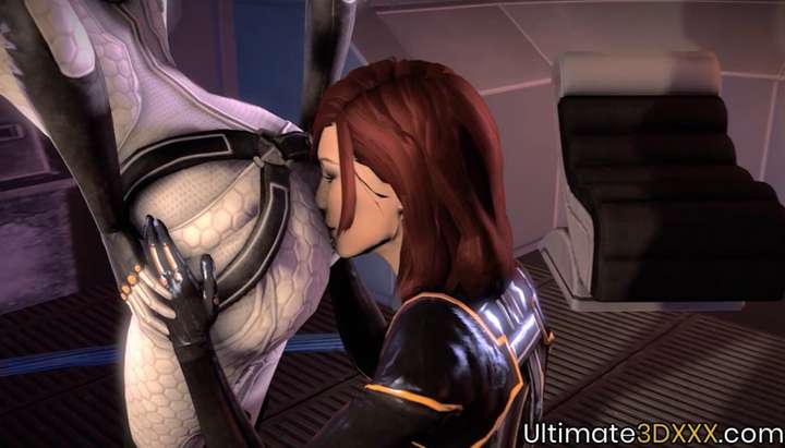 Mass Effect Animated Porn - Hentai Mass Effect futanari porn lesson and compilation - Tnaflix.com
