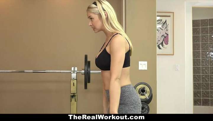Porn Videos Hot Boobs Gym - TheRealWorkout- Hot Milf Fucks Fitness Client TNAFlix Porn Videos