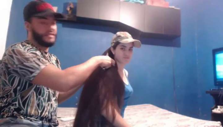 Long Hair Blowjob Porn - Sexy Long Haired Colombian Hairjob and Blowjob, Long Hair, Hair -  Tnaflix.com