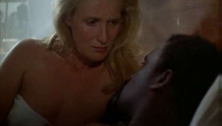 Blonde white woman with black man - Softcore Interracial - Tnaflix.com