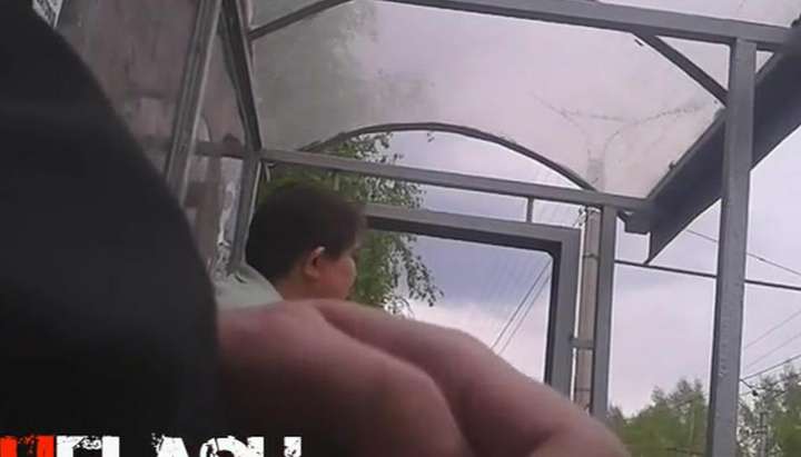 Flashing dick to not young woman at bus stop TNAFlix Porn Videos pic