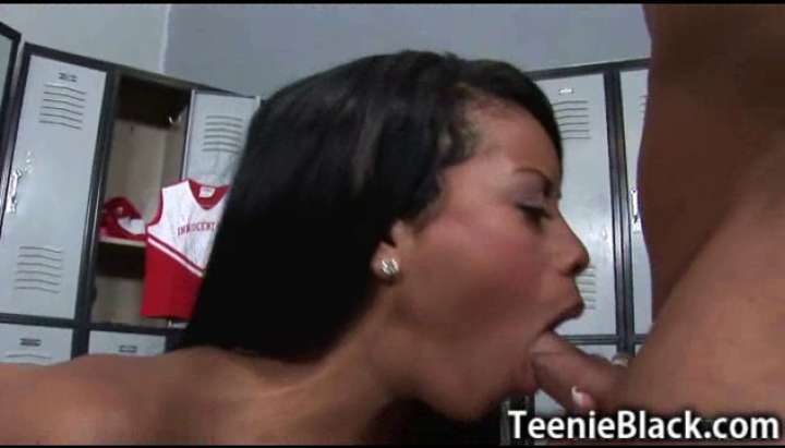 Ebony Cheerleader Fucks a White Cock (Rihanna Rimes) TNAFlix Porn Videos image