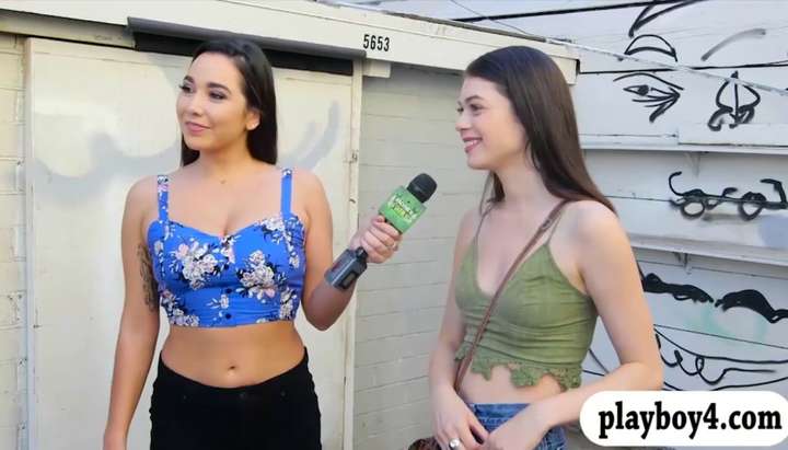 Cute Teens Boobs Public - Two pretty girls flashing boobs in public for some cash - video 1 Porn  Video - Tnaflix.com