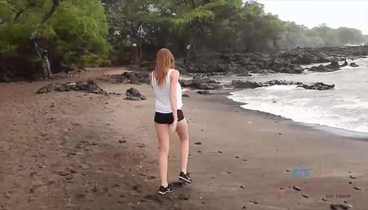 Hawaii Beach Fucking - ATK Girlfriends - Ashely makes it to the nude beach in Hawaii! (Ashley  Lane) - Tnaflix.com