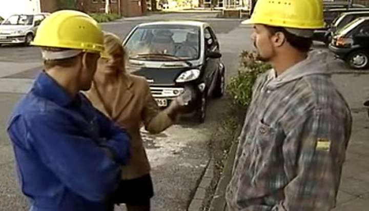 Fucked By Construction Workers - German Mom fucked by two Construction Workers - Tnaflix.com