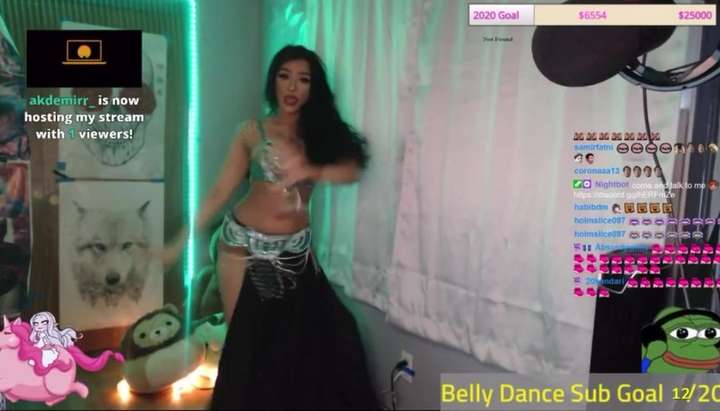 Ghostgirlxoxx Arab streamer belly dance sexy twitch TNAFlix Porn Videos