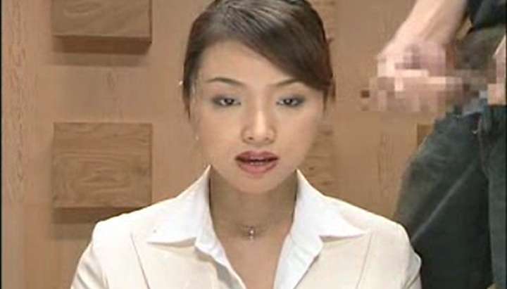 Japanese Bukkake Show - Asian newsreader bukkake 1 - Tnaflix.com