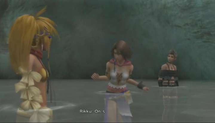 Final Fantasy X Lesbian Porn - Final Fantasy X-2 HD Remaster (Hot Springs Scene) - Tnaflix.com