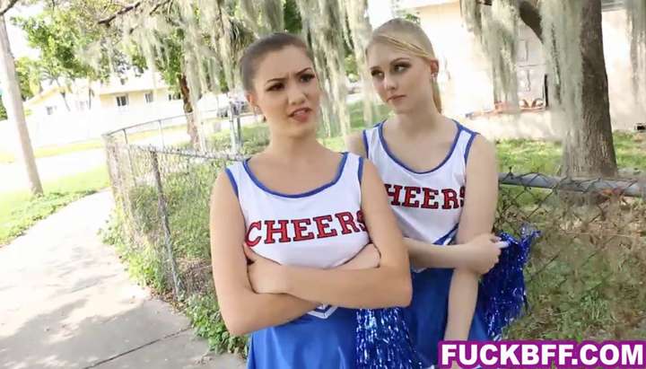 720px x 411px - Cheerleader teens visit the coach at home to change his mind Porn Video -  Tnaflix.com