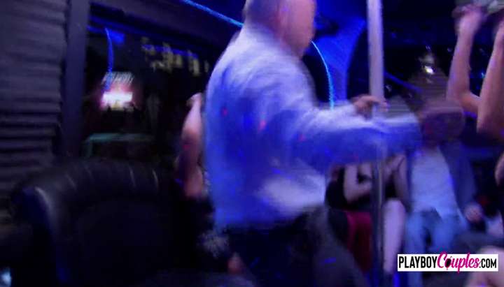 Amateur swinger couple start the day having fun in the bus and enjoys a hot  masturbation TNAFlix Porn Videos