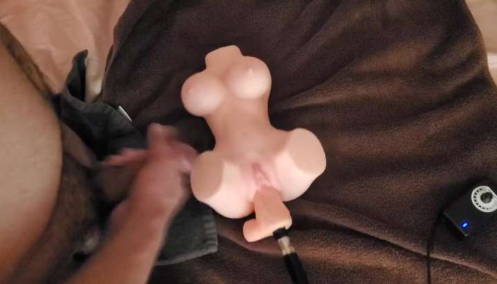 Masturbating to a sex doll getting fucked by a dildo machine (Lina Paige) -  Tnaflix.com