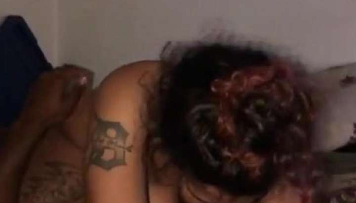 Amateur ebony couple spit kissing and fucking/MrNastyy52 TNAFlix Porn Videos