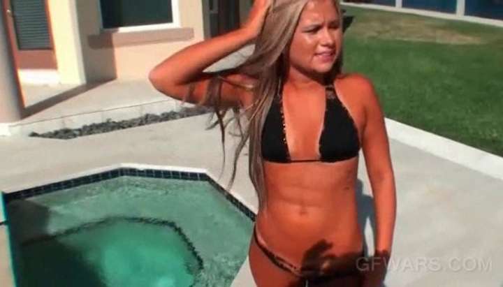 Blonde ex-girlfriend taking a nasty shag in POV after swimming Porn Video -  Tnaflix.com