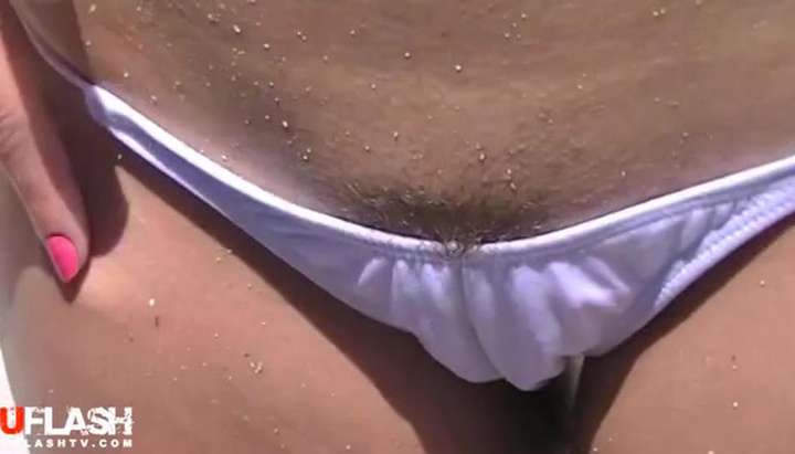 Topless Pussy Slip Nude In Public Outdoor Beach - Tnaflix.com