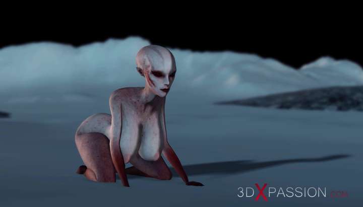 Guys Ass Shemale Alien - 3DXPASSION - Female alien gets fucked hard by sci-fi explorer in spacesuit  on exoplanet - Tnaflix.com
