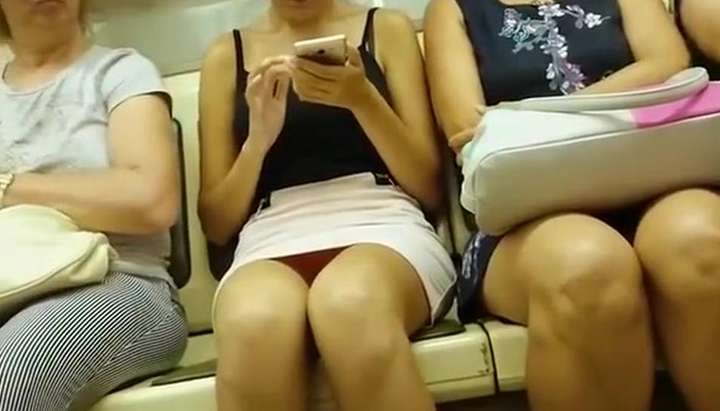 Teen and her mother upskirted in the subway TNAFlix Porn Videos picture photo