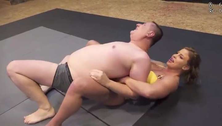 Sheena wrestling thin man - Tnaflix.com