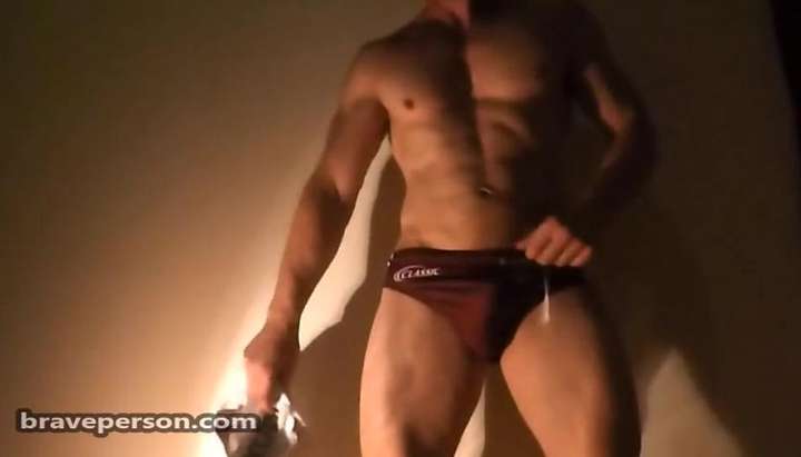 aussie in manly rugby team speedo speedos bulge nylon shorts (Zak Rogerz) TNAFlix Porn Videos picture