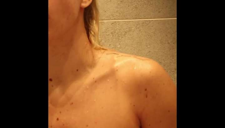 Teen Shower Spy Cam - Teen girl discovers spy cam after she plays with her pussy in the shower -  Tnaflix.com