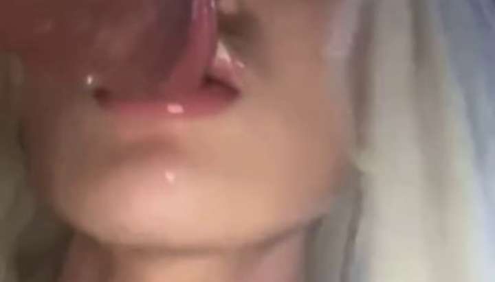 Sissy Cum Porn - Explosive Cum Facial on Sissy Cum slut Crossdresser in Hotel room -  Tnaflix.com