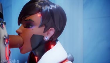 Watch free Overwatch Sombra sex and blowjobs compilation
