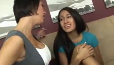 step-Mom Teaches Teen Daughter to Please a Cock TNAFlix Porn Videos