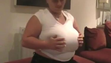 Huge tits with playing Big Tits