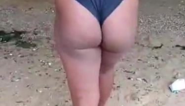 Voyeur beach bikini candid ass thong-new porn