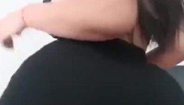 Big booty Latina immature shows off